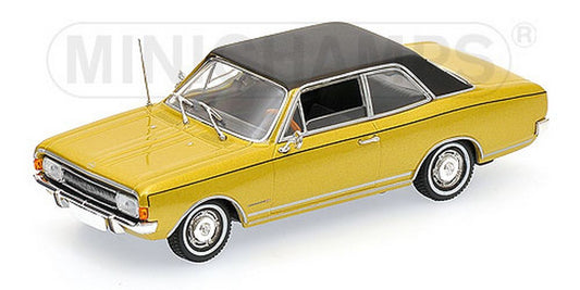 MODELLINO IN SCALA COMPATIBILE CON OPEL COMMODORE A 1966 GOLD METALLIC 1:43 MINICHAMPS PM430046165