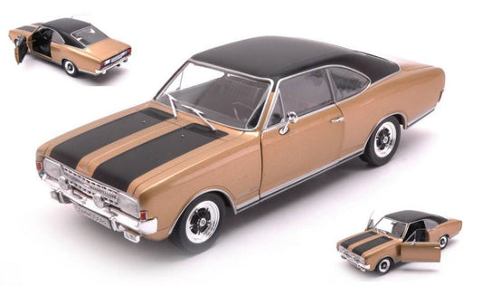 SCALE MODEL COMPATIBLE WITH OPEL COMMODORE A GS/E COUPE' GOLD/BLACK 1:24 WHITEBOX WB124105-O