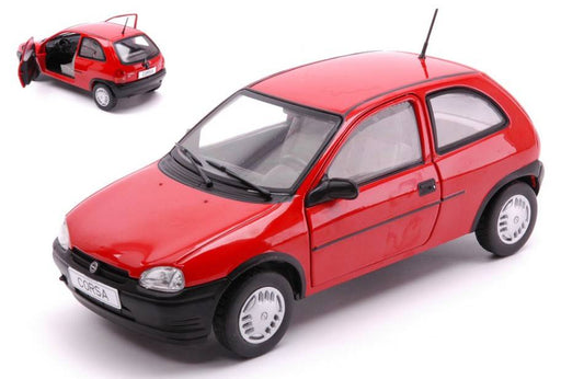 SCALE MODEL COMPATIBLE WITH OPEL CORSA B 1993 RED 1:24 WHITEBOX WB124191