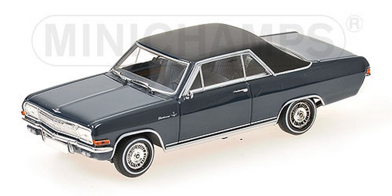 SCALE MODEL COMPATIBLE WITH OPEL DIPLOMAT V8 COUPE 1965 BLUE 1:43 MINICHAMPS PM400048021