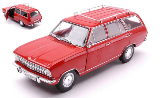 SCALE MODEL COMPATIBLE WITH OPEL KADETT B CARAVAN 1965 RED 1:24 WHITEBOX WB124193
