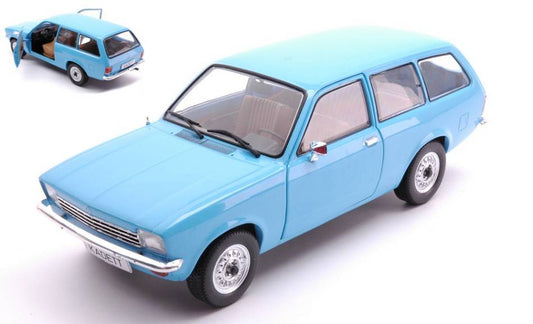 SCALE MODEL COMPATIBLE WITH OPEL KADETT C CARAVAN 1973 LIGHT BLUE 1:24 WHITEBOX WB124192