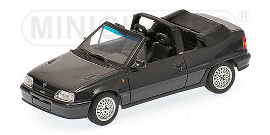 SCALE MODEL COMPATIBLE WITH OPEL KADETT GSI CABRIO 1989 BLACK 1:43 MINICHAMPS PM400045931