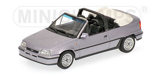 SCALE MODEL COMPATIBLE WITH OPEL KADETT GSI CABRIO 1989 SILVER 1:43 MINICHAMPS PM400045930