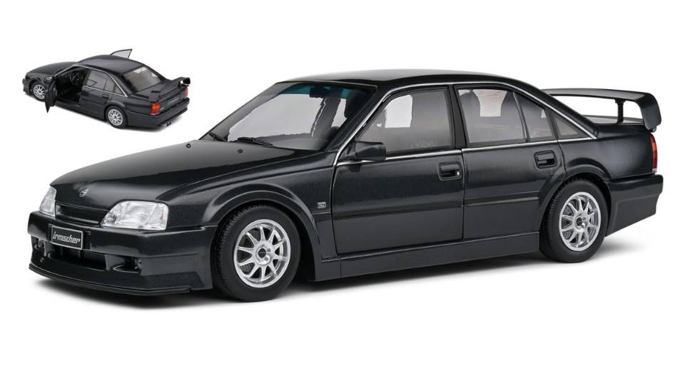 SCALE MODEL COMPATIBLE WITH OPEL OMEGA 500 1990 BLACK 1:18 SOLID SL1809701