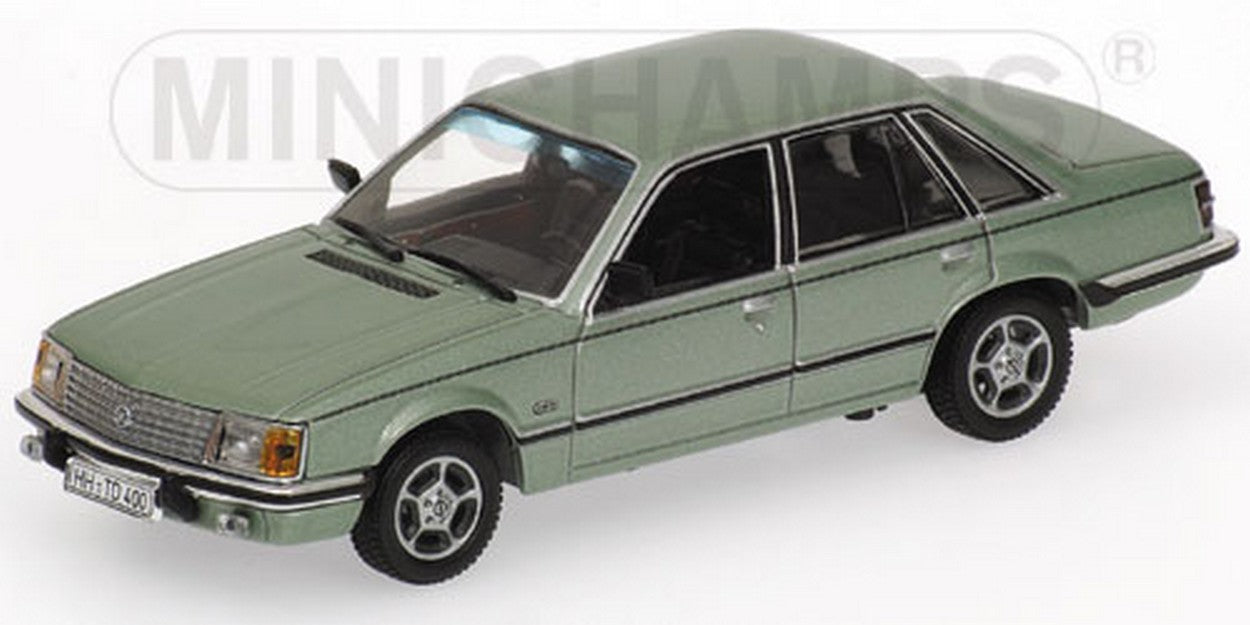 SCALE MODEL COMPATIBLE WITH OPEL SENATOR 1980 GREEN MET.1:43 MINICHAMPS PM400045100