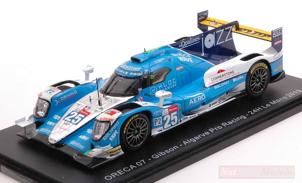 SCALE MODEL COMPATIBLE WITH ORECA 07 GIBSON N.25 LM 2019 D.ZOLLINGER-A.PIZZITOLA-J.FALB 1:43 SPARK MODEL S7911