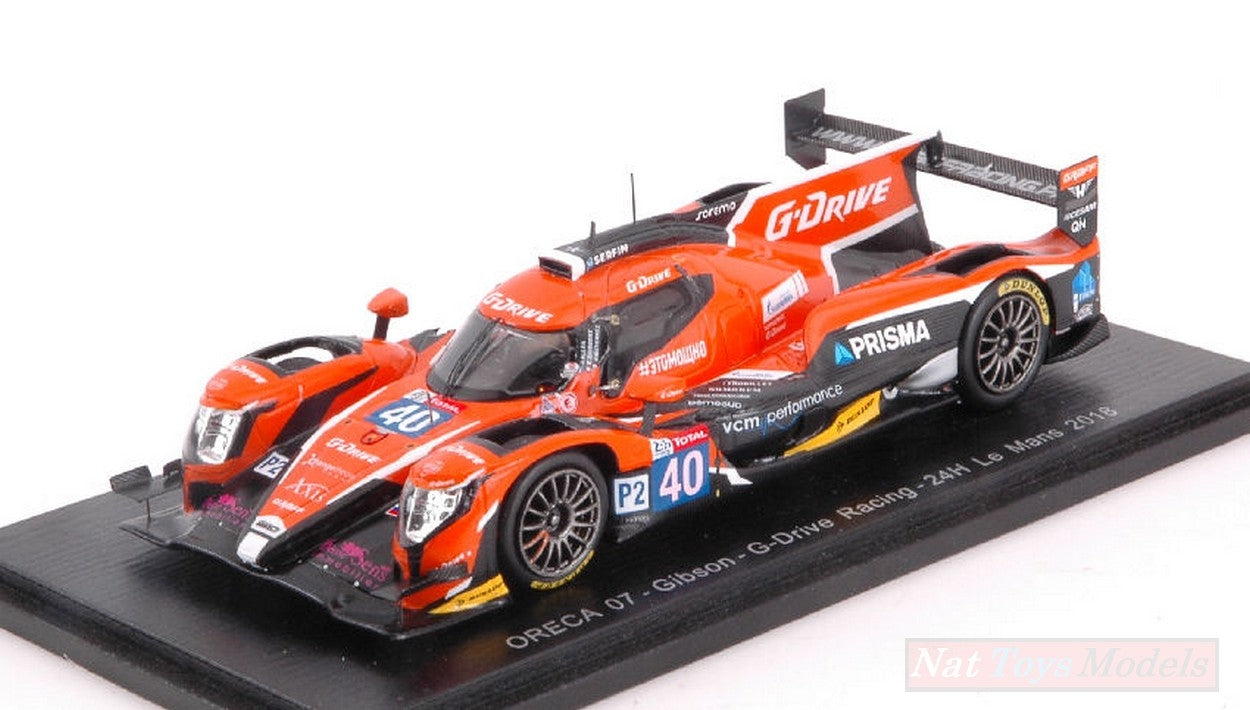 SCALE MODEL COMPATIBLE WITH ORECA 07 - GIBSON N.40 DNF LM 2018 J.ALLEN-J.GUTIERREZ-E.GUIBBERT 1:43 SPARK MODEL S7025