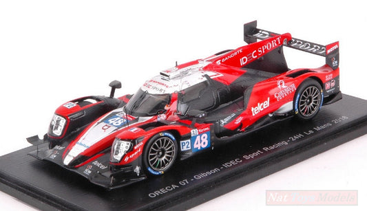 SCALE MODEL COMPATIBLE WITH ORECA 07 - GIBSON N.48 DNF LM 2018 P.LAFARGUE-PLCHATIN-M.ROJAS 1:43 SPARK MODEL S7028