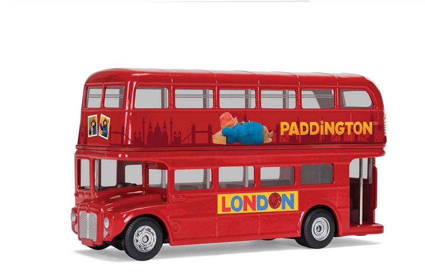 SCALE MODEL COMPATIBLE WITH PADDINGTON BEAR LONDON BUS PLUS BEAR FIGURE 1:64 CORGI CC82331
