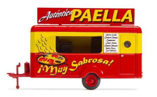 SCALE MODEL COMPATIBLE WITH PAELLA FOOD TRAILER HO SCALE 1:87 LIMA HC5003