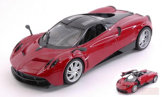 SCALE MODEL COMPATIBLE WITH PAGANI HUAYRA 2017 RED 1:24 WELLY WE24088R