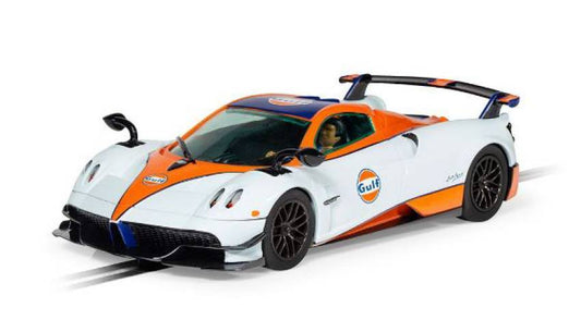 MODÈLE RÉDUIT COMPATIBLE AVEC PAGANI HUAYRA BC ROADSTER GULF EDITION SLOT 1:32 SCALEXTRIC C4335