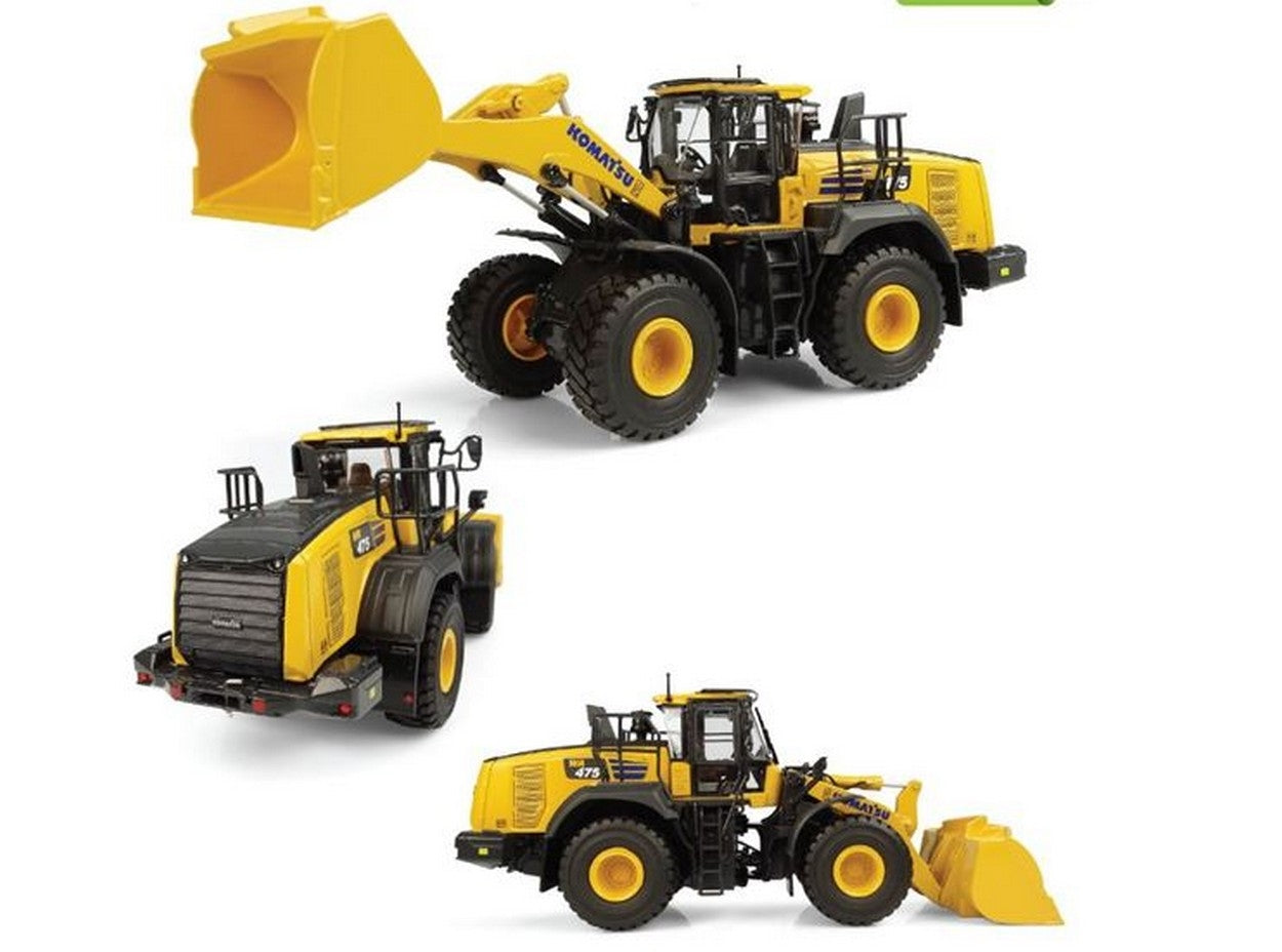 SCALE MODEL COMPATIBLE WITH KOMATSU WA475-10 WHEEL LOADER 1:50 UNIVERSAL HOBBIES UH8146