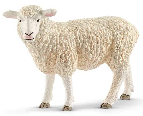 MODELLINO IN SCALA COMPATIBILE CON PECORA SCHLEICH SCH13882 MODELLINO FIGURE 3D