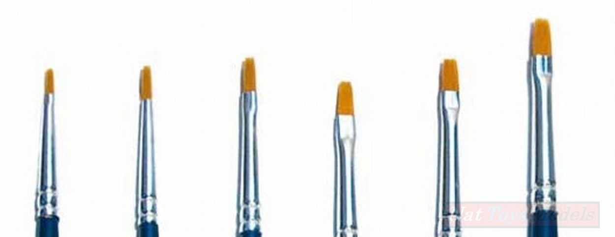 COULEURS À MODÉLISER PINCEAU SYNTHÉTIQUE PLAT 1 ITALERI IT52224