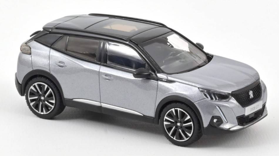 MODELLINO IN SCALA COMPATIBILE CON PEUGEOT 2008 GT 2020 ARTENSE GREY 1:43 NOREV NV472864