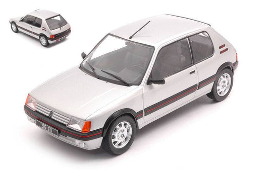 SCALE MODEL COMPATIBLE WITH PEUGEOT 205 1.9 GTI SILVER 1:24 WHITEBOX WB124063