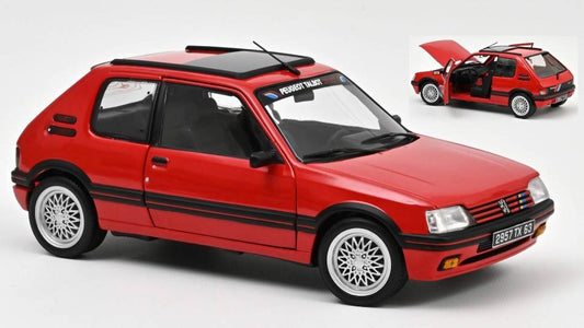SCALE MODEL COMPATIBLE WITH PEUGEOT 205 GTi 1.9 PTS DECO 1991 VALLELUNGA RED 1:18 NOREV NV184846