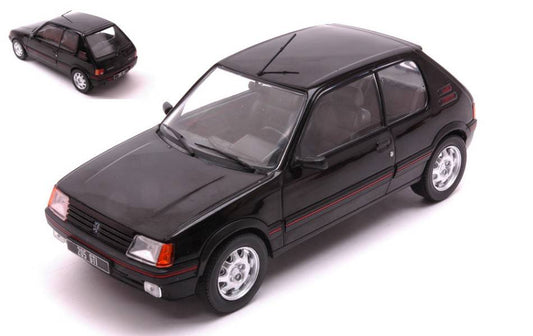 SCALE MODEL COMPATIBLE WITH PEUGEOT 205 GTI 1988 BLACK 1:24 WHITEBOX WB124161