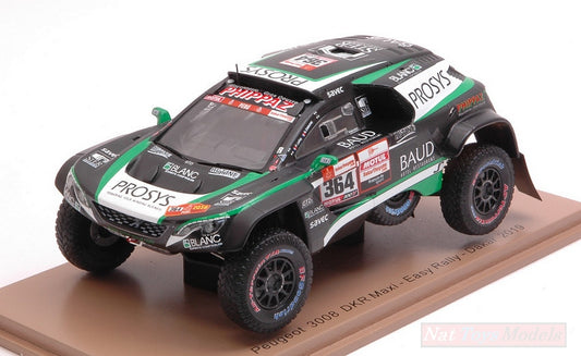 SCALE MODEL COMPATIBLE WITH PEUGEOT 3008 DKR N.364 DAKAR 2019 P.LAFAY-S.DELAUNAY 1:43 SPARK MODEL S5630