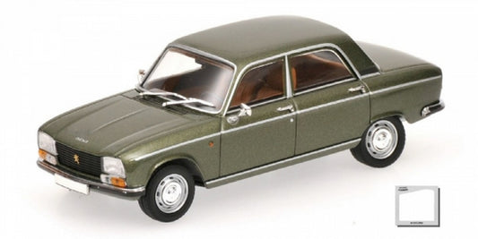 MODELLINO IN SCALA COMPATIBILE CON PEUGEOT 304 1969 GREEN 1:43 MINICHAMPS PM433112760