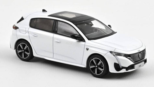 SCALE MODEL COMPATIBLE WITH PEUGEOT 308 GT 2021 PEARL WHITE 1:43 NOREV NV473934