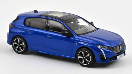 SCALE MODEL COMPATIBLE WITH PEUGEOT 308 GT 2021 VERTIGO BLUE 1:43 NOREV NV473933