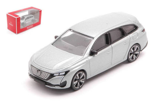 MODELLINO IN SCALA COMPATIBILE CON PEUGEOT 308 SW 2021 ARTENSE GREY 1:64 NOREV NV310926
