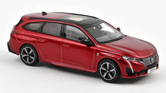 SCALE MODEL COMPATIBLE WITH PEUGEOT 308 SW GT 2021 ELIXIR RED 1:43 NOREV NV473938