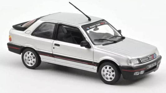 SCALE MODEL COMPATIBLE WITH PEUGEOT 309 GTi 1987 FUTURA GRAY WITH PTS DECO 1:43 NOREV NV473910