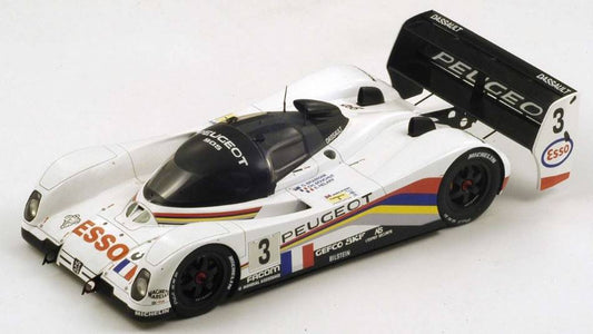 SCALE MODEL COMPATIBLE WITH PEUGEOT 905 N.3 WINNER LM 1993 E.HELARY-C.BOCHUT-G.BRABHAM 1:18 SPARK MODEL 18LM93