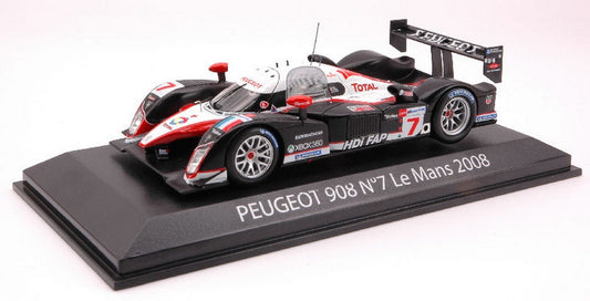 MODELE REDUIT COMPATIBLE AVEC PEUGEOT 908 N.7 LE MANS 2008 1:43 NOREV NV472723