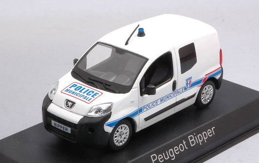 SCALE MODEL COMPATIBLE WITH PEUGEOT BIPPER 2009 MUNICIPAL POLICE 1:43 NOREV NV479869