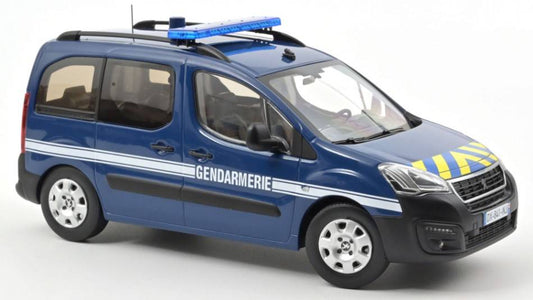 SCALE MODEL COMPATIBLE WITH PEUGEOT PARTNER 2016 GENDARMERIE 1:18 NOREV NV184895