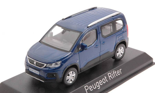 MODELLINO IN SCALA COMPATIBILE CON PEUGEOT RIFTER 2018 BLUE 1:43 NOREV NV479061
