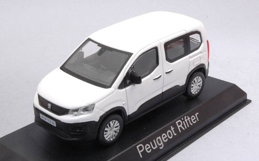 MODELLINO IN SCALA COMPATIBILE CON PEUGEOT RIFTER 2018 WHITE 1:43 NOREV NV479062