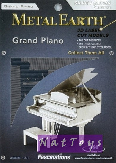 SCALE model COMPATIBLE WITH Grand Piano FASCINATIONS METAL EARTH FA MMS080 r
