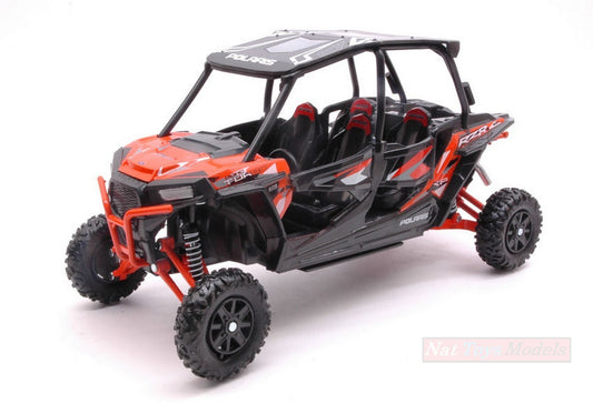 MODÈLE RÉDUIT COMPATIBLE AVEC POLARIS RZR XP TURBO EPS ORANGE 1:18 NEW RAY NY57843OR