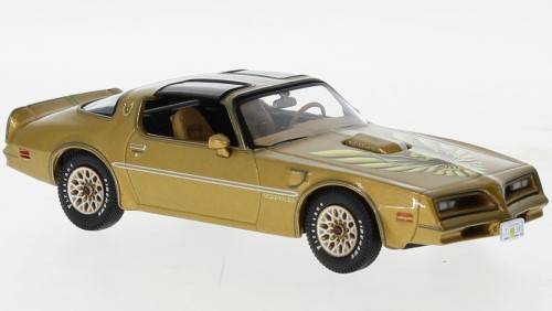 MODELLINO IN SCALA COMPATIBILE CON PONTIAC FIREBIRD TRANS AM 1978 MET.GOLD 1:43 IXO MODEL CLC412