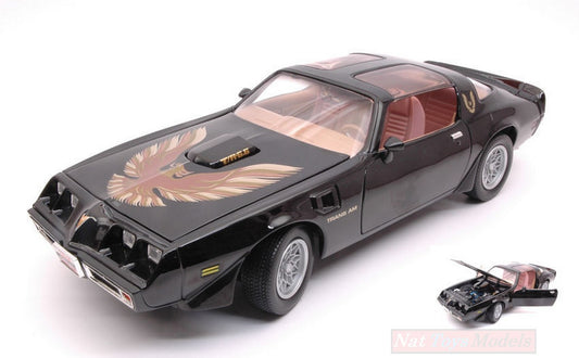 MODELLINO IN SCALA COMPATIBILE CON PONTIAC FIREBIRD TRANS AM 1979 BLACK 1:18 YAT MING YM92378BK