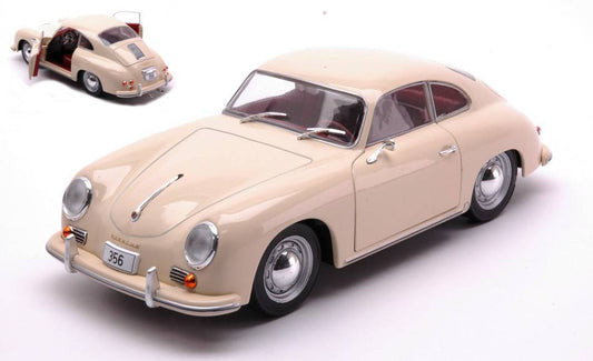 SCALE MODEL COMPATIBLE WITH PORSCHE 356 1959 LIGHT BEIGE 1:24 WHITEBOX WB124190