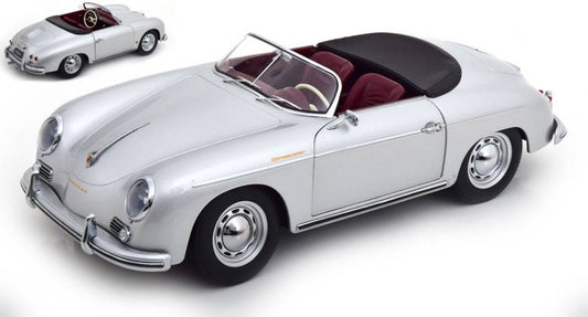 SCALE MODEL COMPATIBLE WITH PORSCHE 356 A SPEEDSTER 1955 SILVER 1:12 KK SCALE KKDC120092