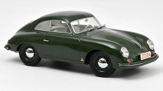 SCALE MODEL COMPATIBLE WITH PORSCHE 356 COUPE' 1954 GREEN 1:18 NOREV NV187453