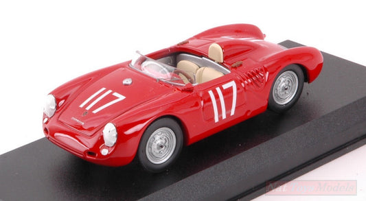 SCALE MODEL COMPATIBLE WITH PORSCHE 550 N.117 9th SCCA NATIONAL THOMPSON 1959 J.TROTTER 1:43 BEST MODEL BT9728