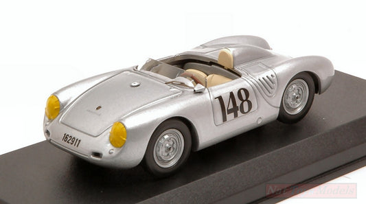 SCALE MODEL COMPATIBLE WITH PORSCHE 550 RS N.148 2nd AOSTA-GRAN SAN BERNARDO 1957 W.VON TRIPS 1:43 BEST MODEL BT9786