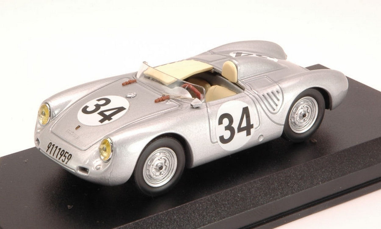MODELE REDUIT COMPATIBLE AVEC PORSCHE 550 RS N.34 DNF LM 1957 STOREZ-CRAWFORD 1:43 MEILLEUR MODELE BT9592