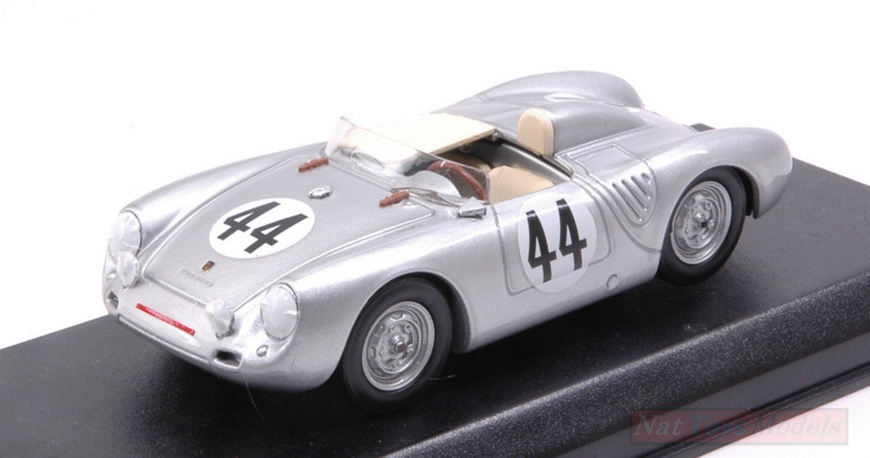 SCALE MODEL COMPATIBLE WITH PORSCHE 550 RS N.44 8th (WINNER CL.) 12 H SEBRING 1957 BUNKER-WALLACE BEST MODEL BT9722