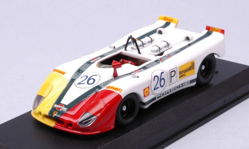 SCALE MODEL COMPATIBLE WITH PORSCHE 908/02 FLUNDER N.26 TARGA FLORIO 1970 LARROUSSE-LINS 1:43 BEST MODEL BT9828
