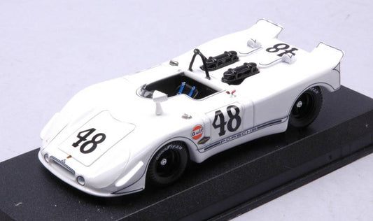 SCALE MODEL COMPATIBLE WITH PORSCHE 908/02 FLUNDER N.48 2nd 12 H SEBRING 1970 MC QUEEN-REVSON 1:43 BEST MODEL BT9219-2